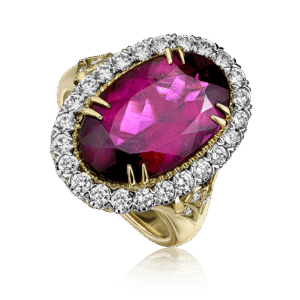 Rubellite Cocktail Ring