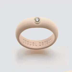 Nude Diamond Silicone Ring