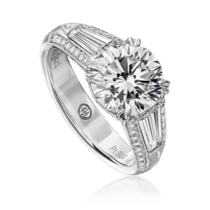 Crisscut® Round Diamond Ring