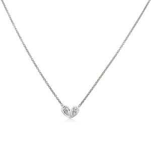 Love Luxe L’Amour Crisscut® Pear-Shape Diamond Heart Pendant