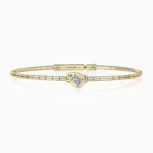 Love Luxe L’Amour Crisscut® Pear-Shape Diamond Cuff Bracelet