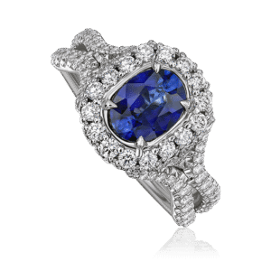 Sapphire and Diamond Ring