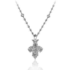 Diamond Bee Pin Pendant