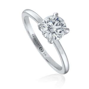 Crisscut® Round Diamond Solitaire Ring