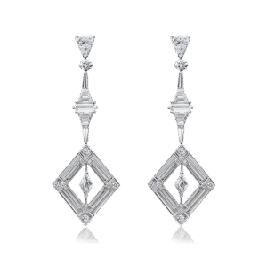 Art Deco Diamond Earrings