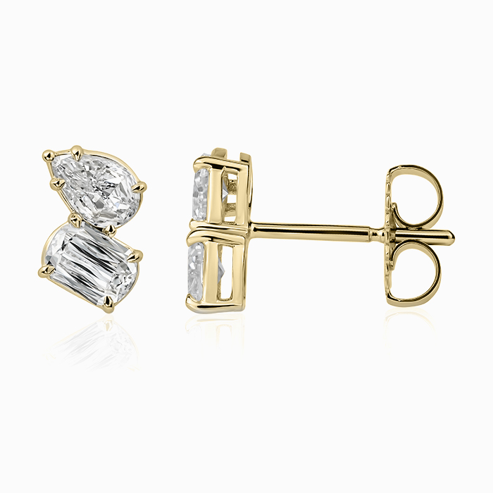 Love Luxe L’Amour Crisscut® Duo Diamond Stud Earrings