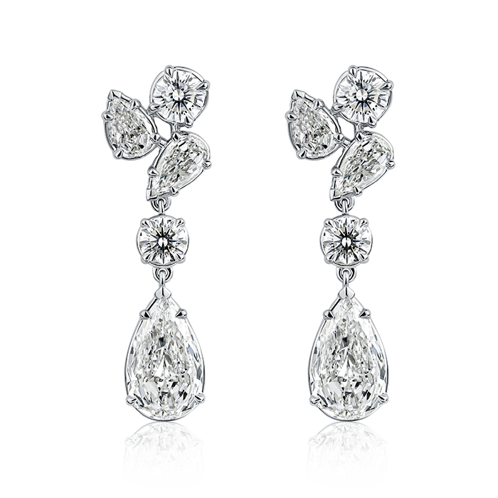 L’Amour Crisscut® Pear-Shape Diamond Earrings