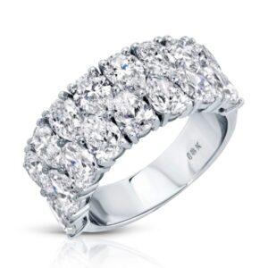 Pear Shape Diamond Band Ring