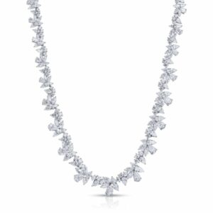 Mix Cut Diamond Statement Necklace