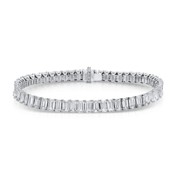 Emerald Cut Diamond Tennis Bracelet – 20.32 ct.