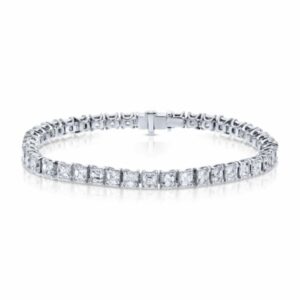 Asscher Cut Diamond Tennis Bracelet – 10.25 ct.
