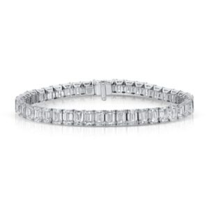 Emerald Cut Diamond Tennis Bracelet – 31.06 ct.