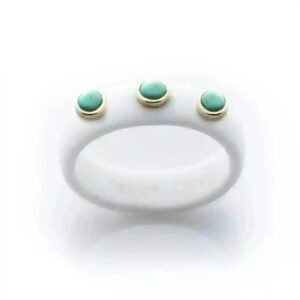 3 Stone Turquoise Ring