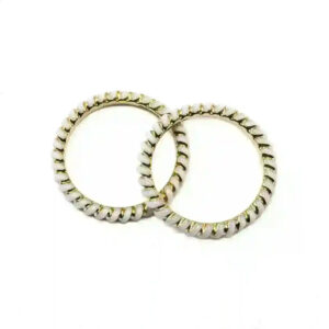White Ceramic Twist Ring