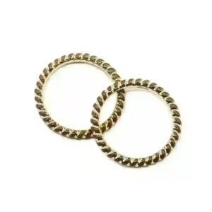 Coffee Ceramic Twist Ring