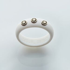 3 Stone Silicone Ring