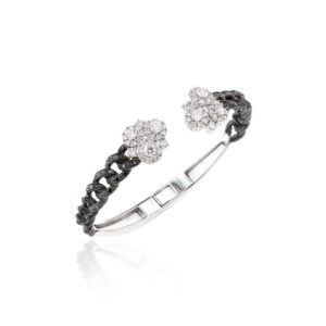 Black Strada Bangle Bracelet