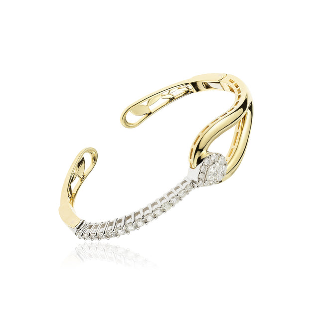 Golden Strada Bangle Bracelet