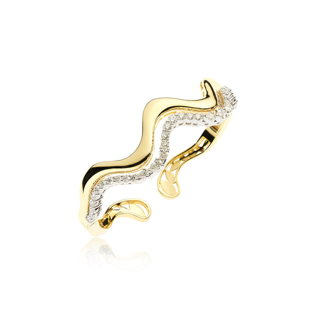 Golden Strada Bangle Bracelet