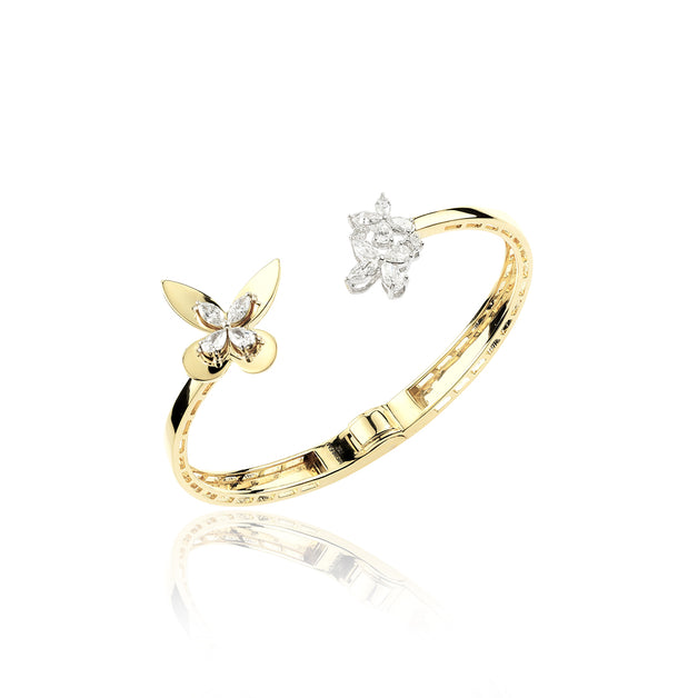 Golden Strada Bangle Bracelet