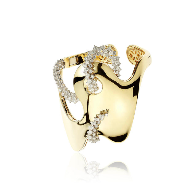 Golden Strada Bangle Bracelet