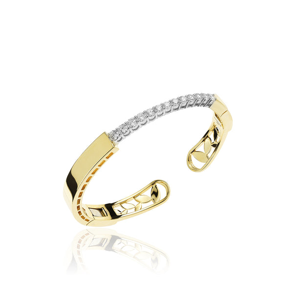 Golden Strada Bangle Bracelet