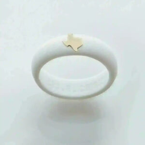 Gold Texas Silicone Ring