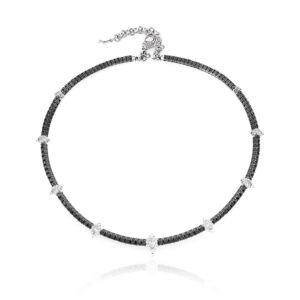 Black Strada Choker Necklace
