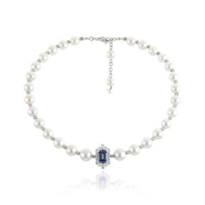 Pearlescent Choker Necklace