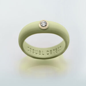 Pistachio Diamond Silicone Ring