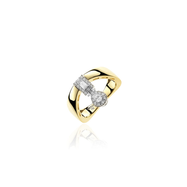 Golden Strada Stackable Ring