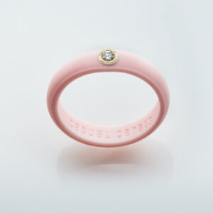 Sakura Pink Diamond Silicone Ring