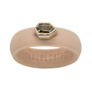 Fancy Brownish Greenish Yellow 14KY Gold 0.31ct.