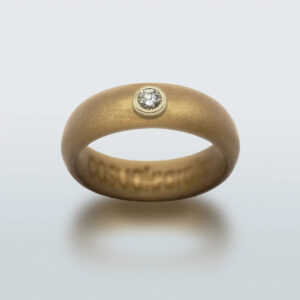 Bronze Diamond Silicone Ring