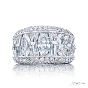JB Star Classic Multi-Row Diamond Band 1676-012