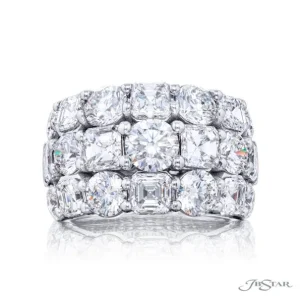 JB Star Three-Row Diamond Band 5866-008