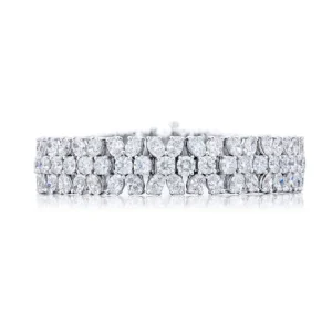 JB Star 3-row Diamond Bracelet 5897-002
