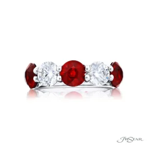 JB Star Single-Row Ruby Band 7635-010