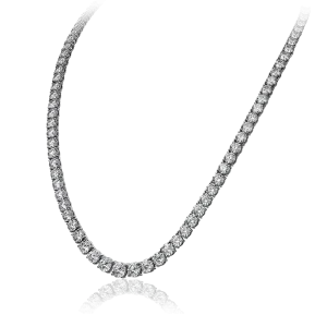 Crisscut New York Crisscut® Round Diamond Tennis Necklace