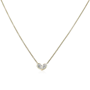 Crisscut New York Love Luxe L’Amour Crisscut® Pear-Shape Diamond Heart Pendant